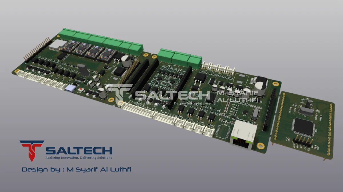 Render 3D mainboard CNC controller
