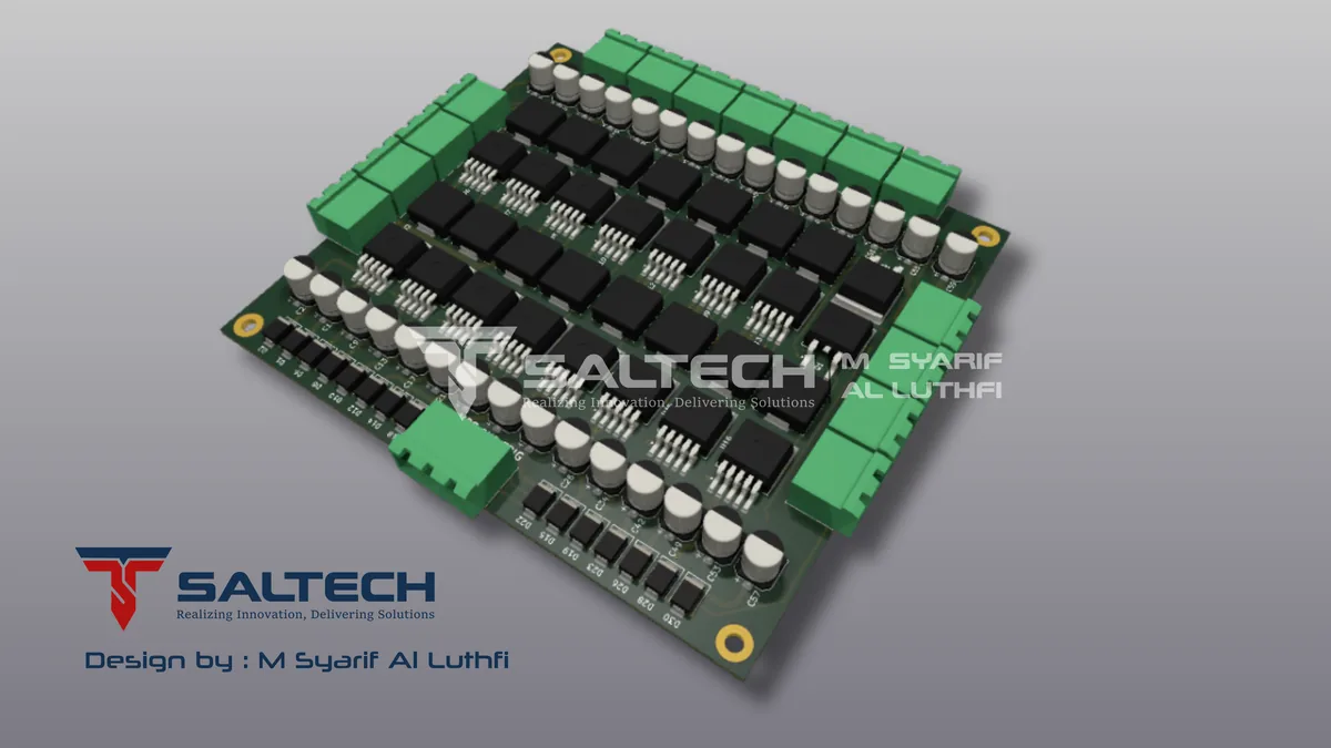 Render 3D driver MOSFET multi-kanal